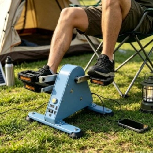 Tragbarer pedalgenerator - tragbarer,