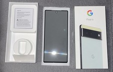 Google Pixel 6 Sorta Seafoam OVP Box  Handbuch Anti-Spy Schutzglas ohne Zubehör