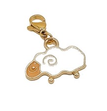 Schaf Charm Clip Anhänger