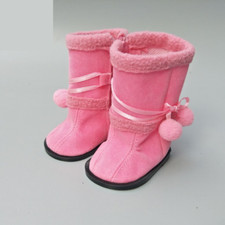 Puppenschuhe Stiefel Kleidung Boots Winter rosa Mädchen generation baby #0827