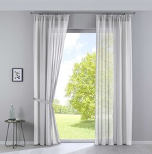 2 x Gardinen Transparent