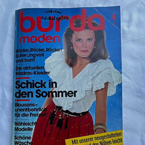 Burda moden zeitschrift heft - moden,