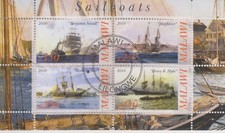 Schiffe Malawi gestempelt 9450