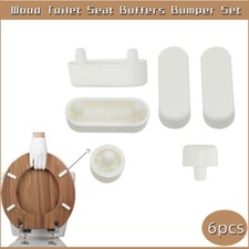 6 Stück Holz WC Sitz Puffer