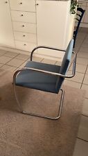6x Freischwinger von Knoll Alcantara Leder