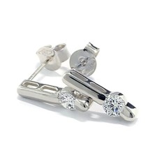 Solitär Brillant-Ohrringe