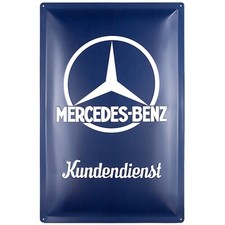 Relief blechschild mercedes - relief-blechschild, "mercedes