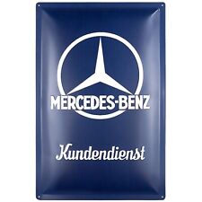 Relief-Blechschild "Mercedes