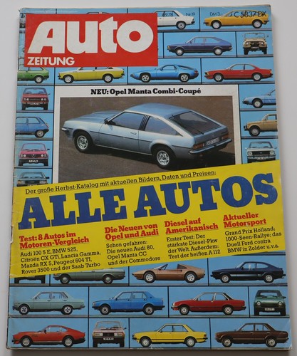 Auto zeitung 1978 audi - 19/1978, 80
