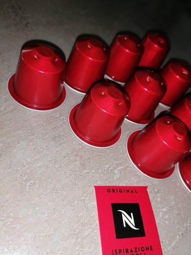 Leere alu kaffee kapseln - kaffee,