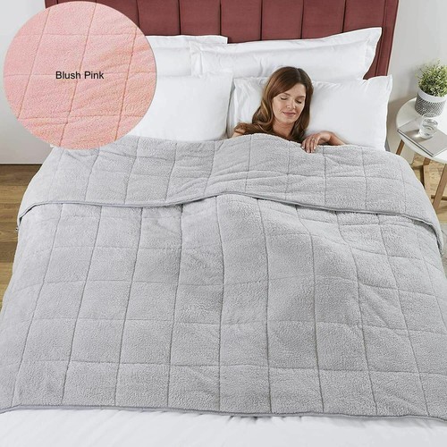 Teddy fleece gewichtsdecke - teddy,