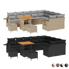 Garten-Sofa-Set mit Kissen