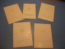 4 Hefte Berlin Schlosspark The Spielzeit 1961 bis 1966 Künstler,Bühne,Schauspiel