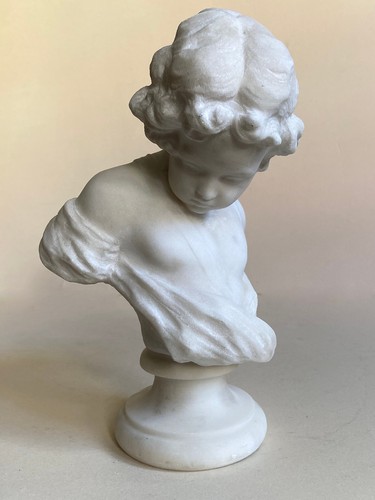 Büste kind putto carrara - büste,