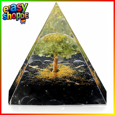 Orgonit Pyramide mit Obsidian