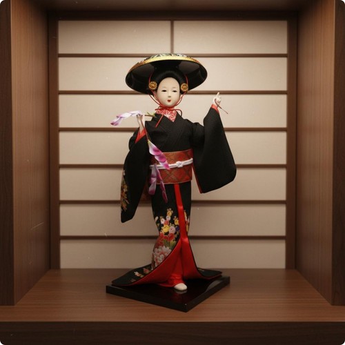Japanische geisha puppe - geisha,