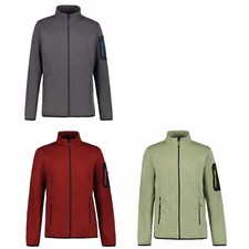 Icepeak Bredstedt Midlayer Strickfleecejacke Jacke Herren ohne Kapuze