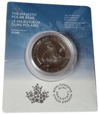 Kanada 5 Dollars 1 Oz Silber Polarbär (Eisbär) 2022 im Blister