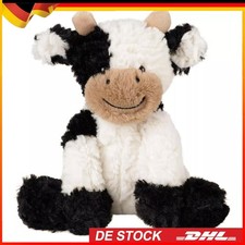 22cm plüschtier kuh schwarz - 22cm,
