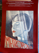 METROPOLIS Fritz Lang München 1988 Original Filmplakat A0