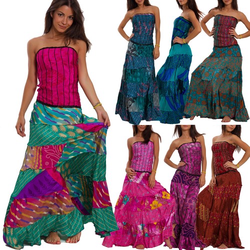 Damen kleid lang ethno - ethno, ibiza