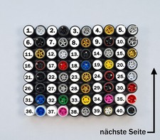Räder Satz | Felgen | Gummireifen für 1/64 Hot Wheels, Matchbox, Majorette etc.
