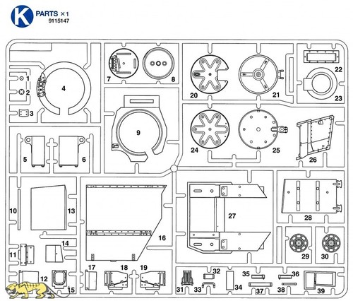 Tamiya 9115147 teile - tamiya, k