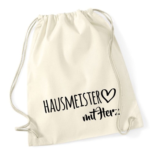 Turnbeutel hausmeister mit - turnbeutel,