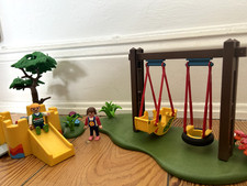 Set Playmobil 3821  Schaukel und Playmobil 3235 Spielplatz Rutsche