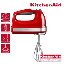 KitchenAid 5KHM9212EER Handrührer Empire Red Auswurftaste Factory Serviced