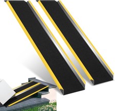 2X Auffahrrampe, rutschfeste