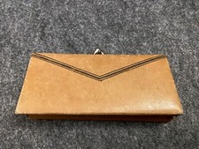 Altes Brillenetui, Etui  mit Lederbezug, Retro