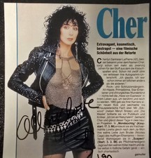 CHER Original Autogramm