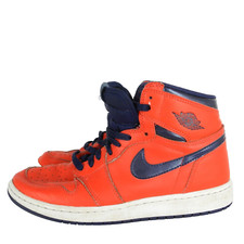 NIKE Air Jordan Retro Letterman High Sneaker Gr. 7Y (40)  575441-606 Rot Blau