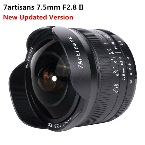 7artisans 5mm ii - 7.5mm, f2.8
