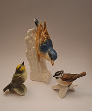 Konvolut 3 Vogel Figuren aus