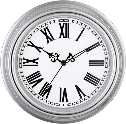 Stille retro wanduhr - stille, 25cm