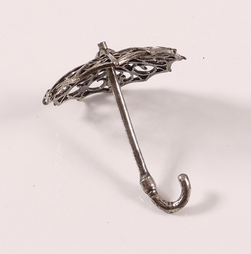 Silberfigur silber schirm - silberfigur,