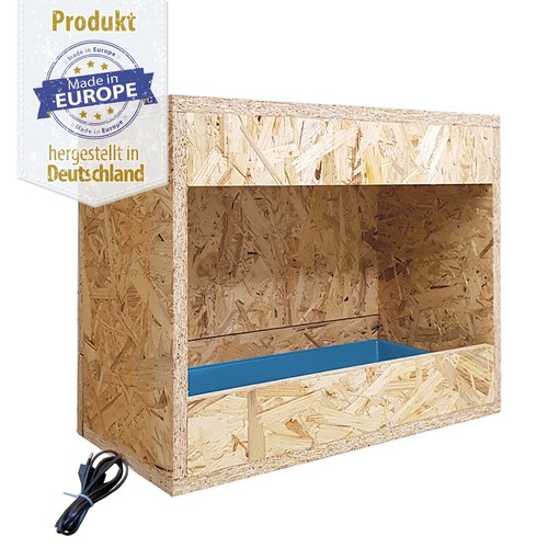 Wurfkiste aus holz mit heizung - wurfkiste,