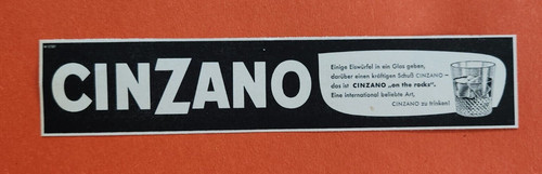 Cinzano the rocks - on,