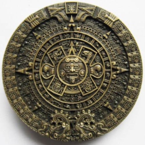 Buckle azteken kalender - buckle,
