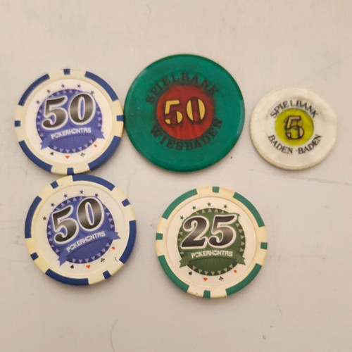 Pokerchips jetons konvolut - pokerchips/jetons,
