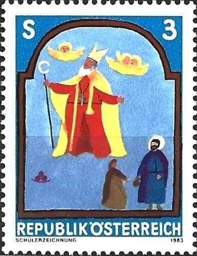 Briefmarke religion st - briefmarke,