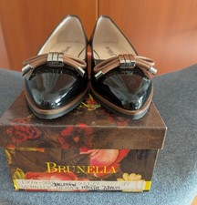 Brunella Damenschuh Ballerina Lack Schwarz Größe 37 (UK4)