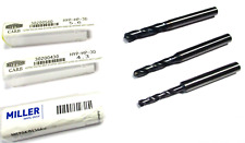 3x HYPRO-CARB/MILLER VHM Bohrer Ø5,6 + Ø4,3 + Ø 3,3 Neu D4375