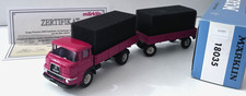 Märklin 1:45 18035 Krupp Pritschen Lkw mit Anhänger - TOP + OVP A2331
