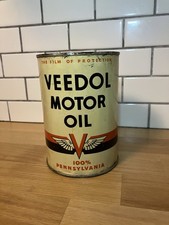 Veedol Motor Oil Can Early