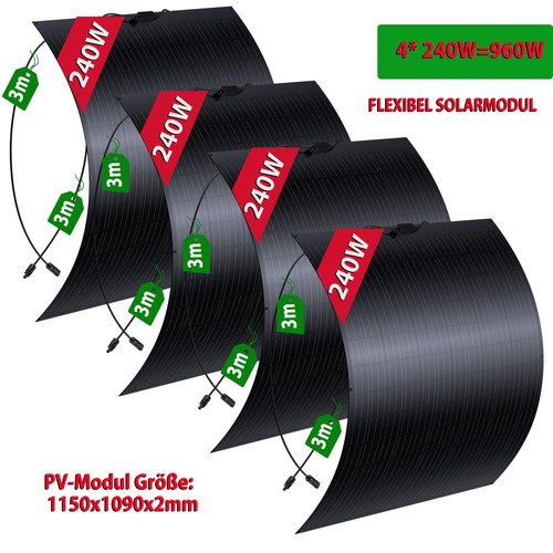 960w flexibel solarmodul flex - 960w,
