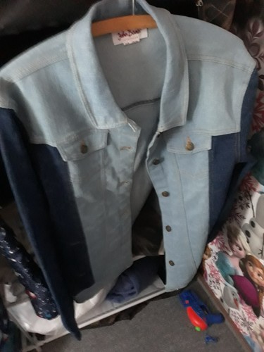 Jeansjacke hell dunkelblau - jeansjacke, f