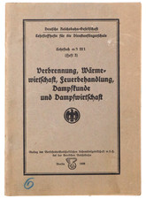 Reichsbahn - Kursbuch - Eisenbahn-Lehrstoffhefte  Dampfkunde  1929